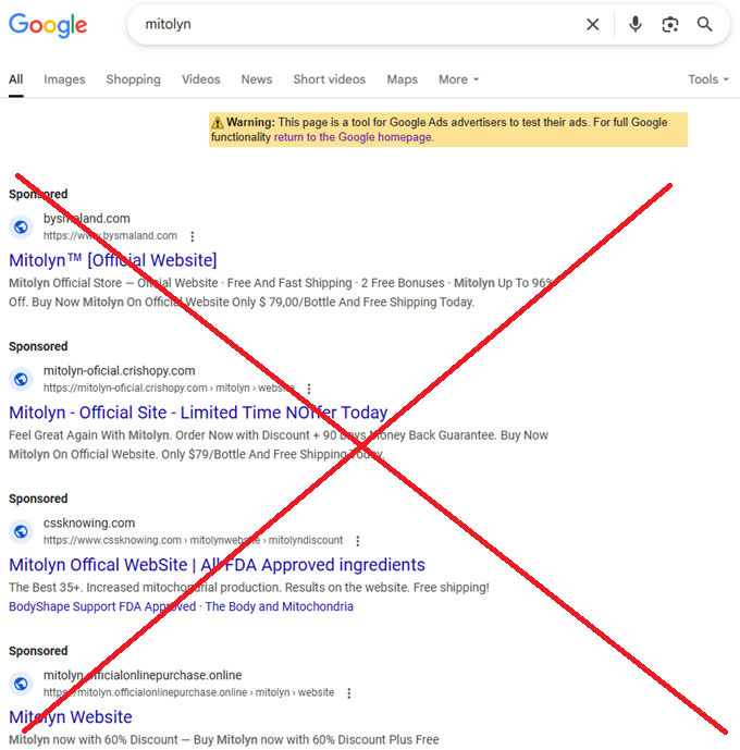 mitolyn-misleading-google-ad-screenshot